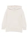 Laneus Hooded Pocket Sweater In White