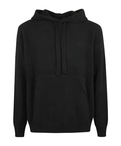 Laneus Hooded Sweater In Black