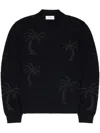 Laneus Crew Neck Sweater In Black