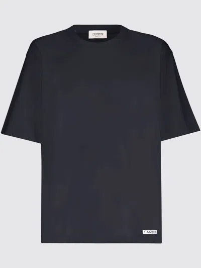 Laneus Jersey T-shirt In Black
