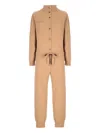 Laneus Knitted Jumpsuit In Neutral