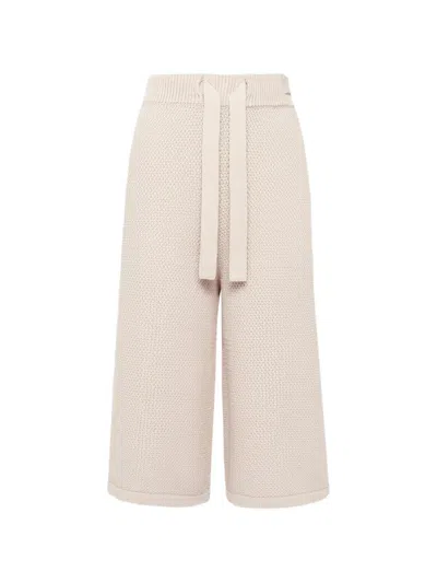 Laneus Knitted Knee-length Shorts In Neutral