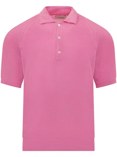 LANEUS KNITTED POLO SHIRT