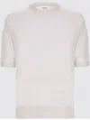 Laneus Knitted T-shirt In Neutrals