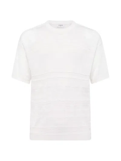 Laneus Knitted T-shirt In White