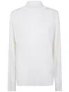 Laneus Long Sleeve Turtleneck Sweater For Men In White