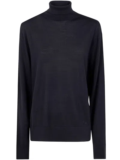 LANEUS KNITTED TURTLENECK MAN,F5LAMATN278 110 BLACK