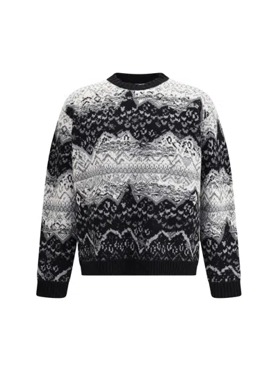Laneus Wool Sweater In Gray