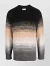 Laneus Multicolor Crewneck Sweater In Multi