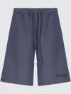 Laneus Logo-embroidered Track Shorts In Blue