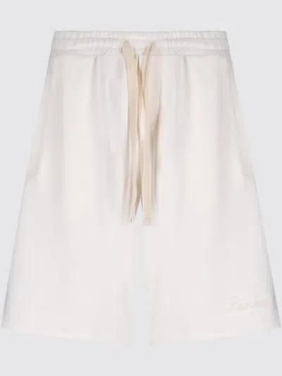 Laneus Logo-embroidered Track Shorts In White