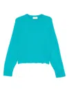 Laneus Long-sleeve Sweater In Blue