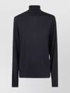Laneus Long Sleeve Turtleneck Sweater For Men In Blue