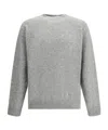 Laneus Long Sleeved Crewneck Jumper In Gray