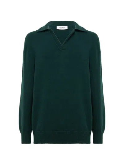 Laneus Long-sleeve Sweater In Green