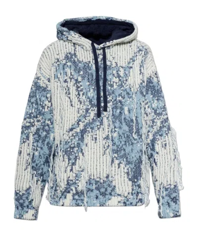 Laneus Long-sleeved Knitted Sweater In Multi