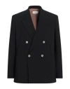 Laneus Man Blazer Black Size 40 Polyester, Virgin Wool, Elastane