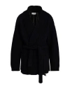 Laneus Merino Wool Cardigan With 2 Pockets In Black
