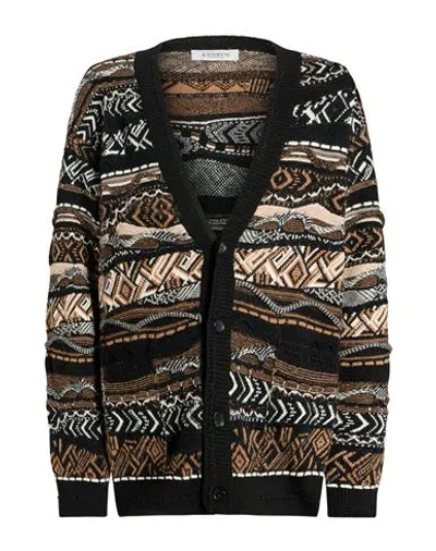 LANEUS LANEUS MAN CARDIGAN LIGHT BROWN SIZE 42 POLYAMIDE, ALPACA WOOL, POLYACRYLIC, SYNTHETIC FIBERS, WOOL