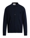Laneus Man Cardigan Midnight Blue Size 42 Virgin Wool, Cashmere