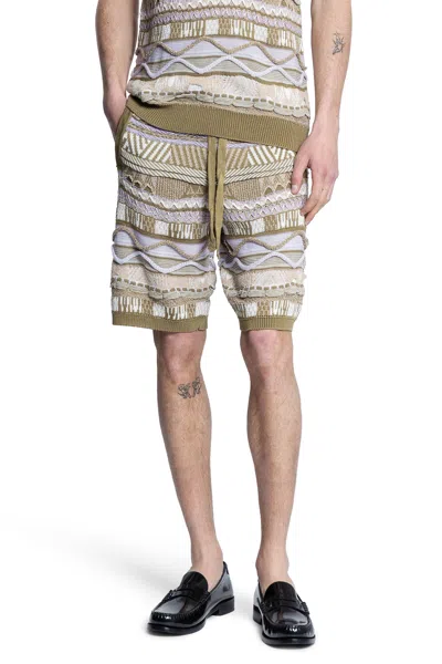 Laneus Man Green Shorts & Skirts