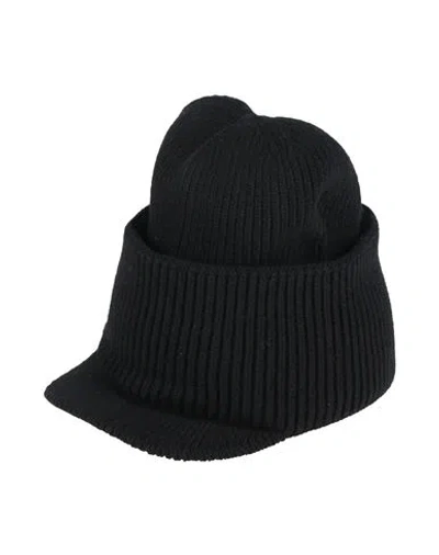 Laneus Man Hat Black Size Onesize Virgin Wool