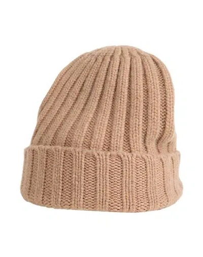 Laneus Man Hat Camel Size Onesize Cashmere In Pink