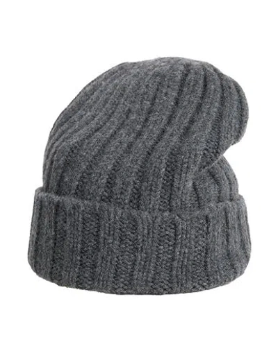 Laneus Man Hat Lead Size Onesize Cashmere In Metallic