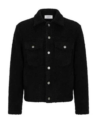 Laneus Man Jacket Black Size 42 Polyacrylic, Polyester, Viscose, Wool, Alpaca Wool