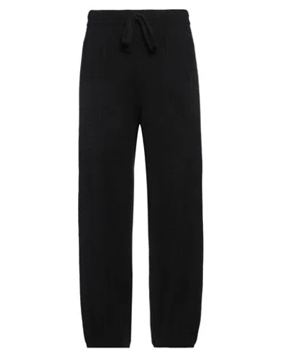Laneus Man Pants Black Size 32 Cashmere, Silk, Polyester