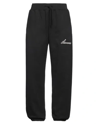 Laneus Man Pants Black Size L Cotton