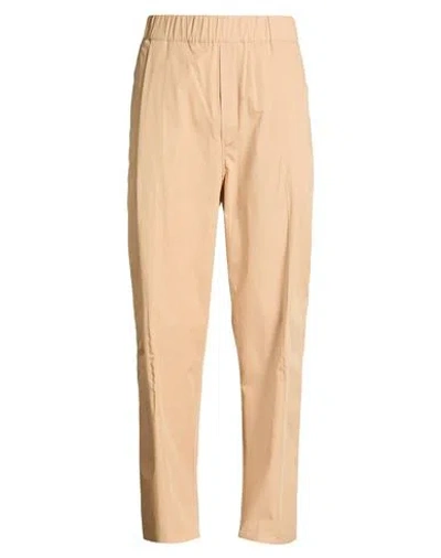 Laneus Man Pants Camel Size Xl Cotton In Neutral