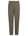 Laneus Man Pants Military Green Size 36 Cotton In Green