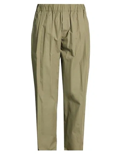 Laneus Man Pants Military Green Size Xxl Cotton