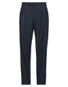 Laneus Man Pants Navy Size 32 Virgin Wool In Blue