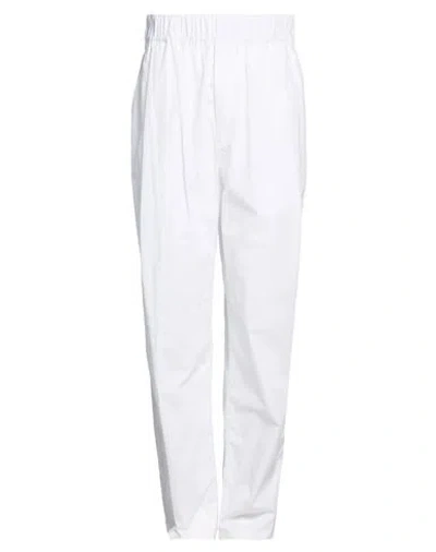 Laneus Man Pants White Size L Cotton