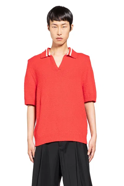 LANEUS STRETCH COTTON NYLON TIPPED POLO SHIRT