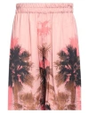 Laneus Man Shorts & Bermuda Shorts Antique Rose Size 34 Viscose In Pink