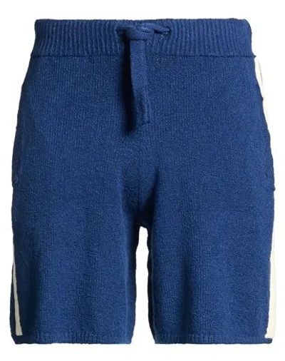 Laneus Man Shorts & Bermuda Shorts Blue Size 40 Cotton, Polyamide, Elastane