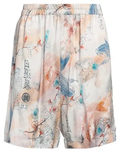 Laneus Man Shorts & Bermuda Shorts Blush Size 34 Ecovero Viscose, Viscose In Pink