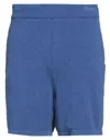 Laneus Man Shorts & Bermuda Shorts Bright Blue Size 36 Cotton, Polyamide In Blue