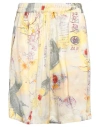 Laneus Man Shorts & Bermuda Shorts Yellow Size 34 Ecovero Viscose, Viscose
