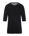 Laneus Man Sweater Black Size 38 Bemberg