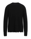 Laneus Man Sweater Black Size 40 Virgin Wool