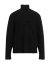Laneus Man Sweater Black Size 42 Virgin Wool
