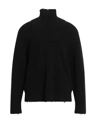 Laneus Man Sweater Black Size 42 Virgin Wool