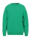 Laneus Man Sweater Green Size 44 Cashmere, Silk, Polyester
