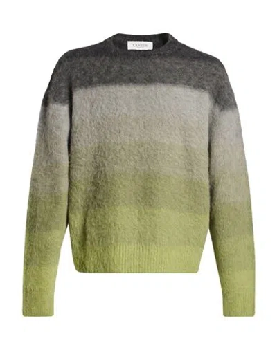Laneus Man Sweater Grey Size 38 Alpaca Wool, Polyamide In Gray