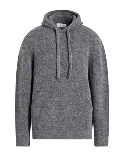 Laneus Man Sweater Grey Size 42 Baby Alpaca Wool, Polyamide, Virgin Wool In Gray