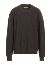 Laneus Man Sweater Khaki Size 44 Wool, Cashmere In Black